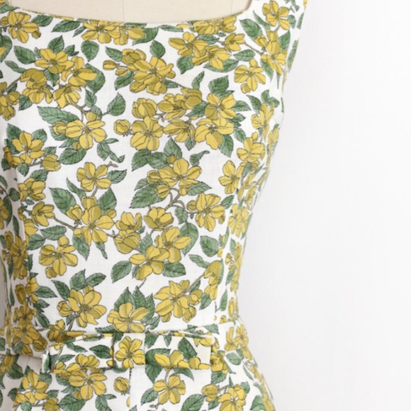 vintage 1960s dress // 60s Liberty of London floral dress - Picture 4 of 6